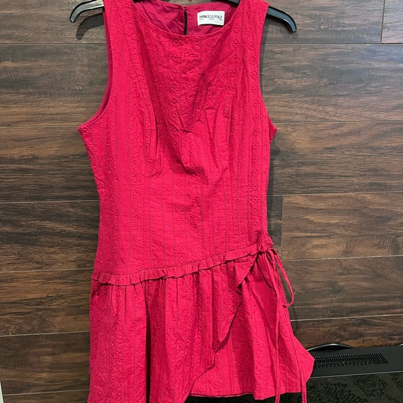 Princess Polly Dresses & Skirts - Princess Polly Red Textured Dress